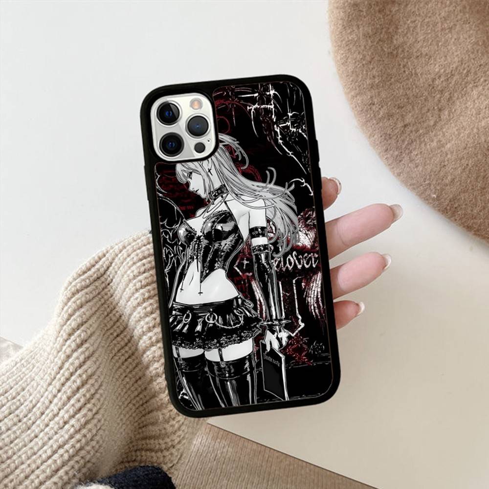 

D-Тетрадь смерти Для iPhone 17 16 15 14 13 12 11 Mini Pro Max Plus ПК+ТПУ Задняя крышка телефона iPhone 16 pro