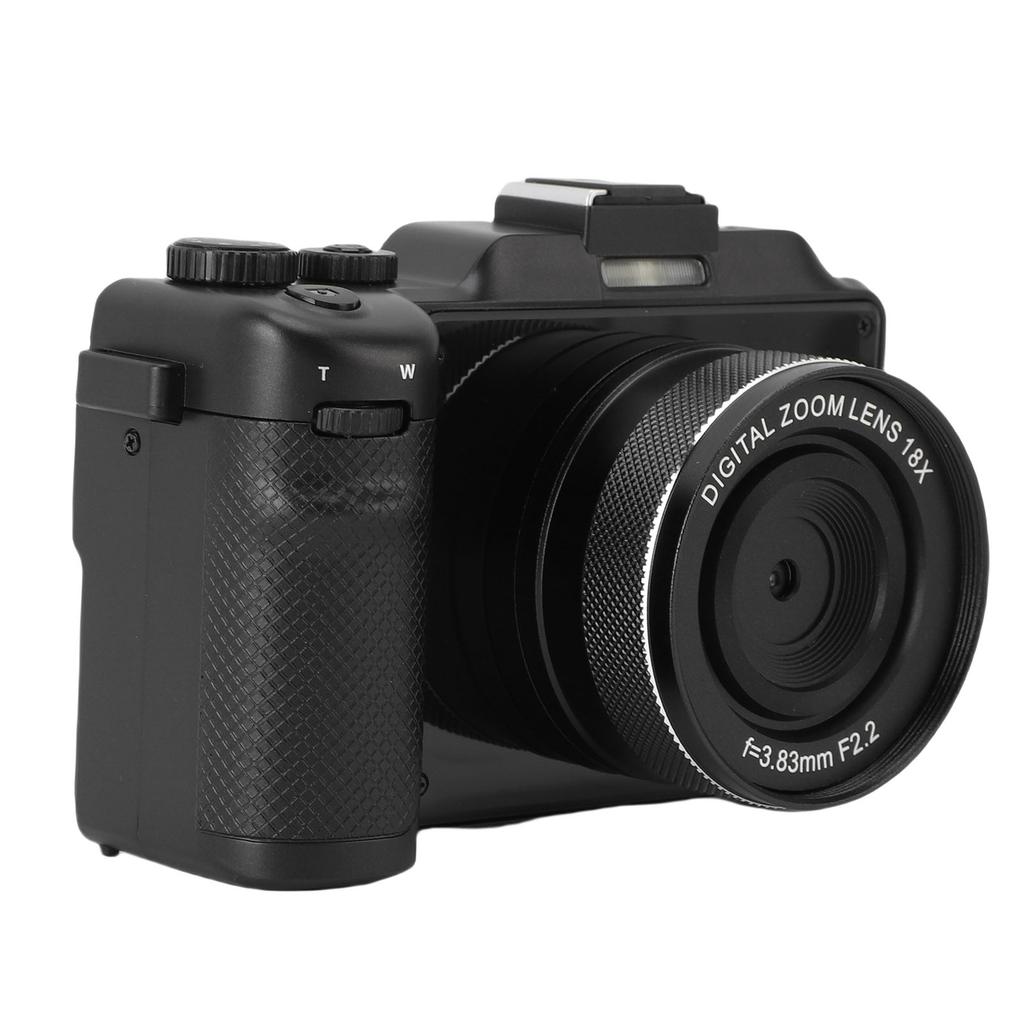 5K Digital Camera HD 80MP WiFi Front Rr Lens 18X Digital Zoom Vlog Camera Anti Shake with Hand Strap for Photography Video