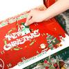 Christmas Sock Advent Calendar for Kids 24-Day Countdown Holiday Decoration Cotton Stocking Stuffers for Children's Rooms Parties
