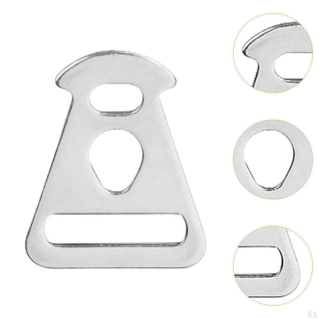 10Pcs Tent Rope Tensioner Triangle Adjusters 3 Hole Camping Adjustment Buckle for Picnic