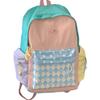 Schoolbag New Contrasting Checkerboard Backpack Versatile Junior High School Students Fresh and Light Commuting Leisure Large Capacity Backpack