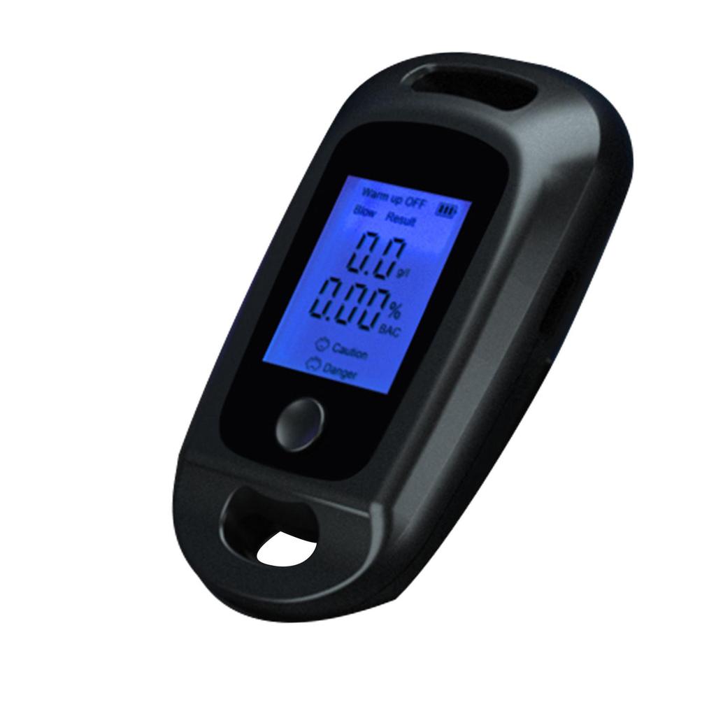 Portable Blowing Type Tester Handheld High Precision Breathalyzer Usb Rechargeable Digital Breath Tester
