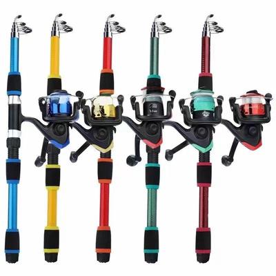 "Portable Fiberglass Sea Fishing Rod Set for Long-Distance Casting"