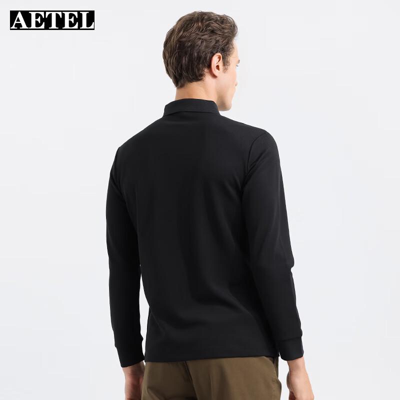 AETEL Unisex Long Sleeve Antibacterial Polo Shirt