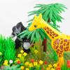 MOC Military Rainforest Baseplate Parts Animal Jungle Flower Tree Plants City Adventure Building Blocks Assemble DIY Toys Gifts