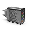 5 Port USB Charging Station 48W Fast Speed Power Adapter Intelligent Current Detection European Standard Plug