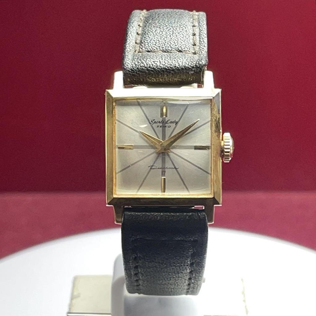 [USED] Overhauled, deadstock, 1963 Seiko Sports Lady manual winding watch
