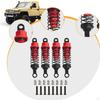 4 Pieces Hydraulic Shock Absorbers for RC Car Dampers Set Shocks 1/12 1/16 Scale MN98