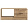 Artisan Oak Coffee Table 90 X 50 X 37 Cm Engineered Wood