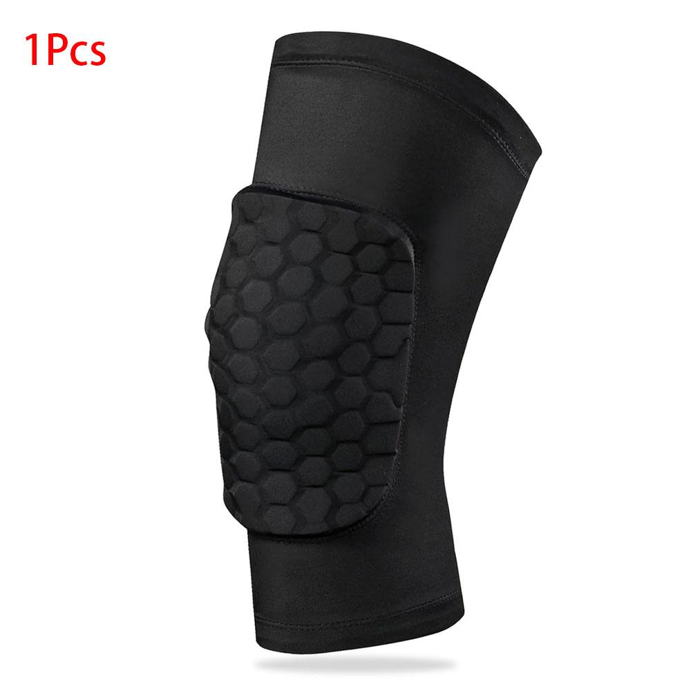 1Pcs Knee Compression Pads,Knee Sleeve Basketball Volleyball Knee Pads with Honeycomb Padding Knee Brace Soft Knee Pads