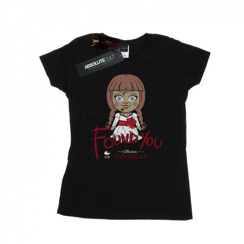 

Annabelle Womens/Ladies Chibi Found You Cotton T-Shirt XXL білий