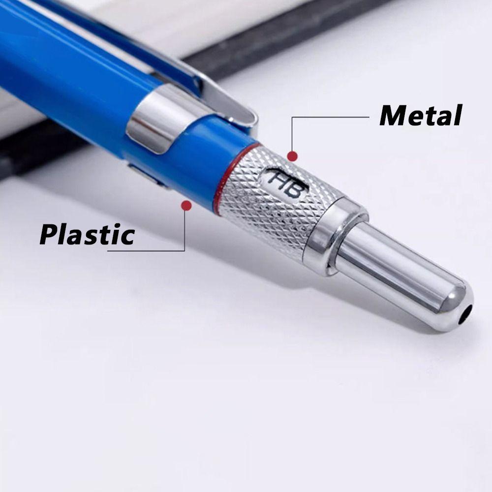 2.0mm Woodworking Pencil Long Head Mechanical Pencil Propelling Pencil  Woodworking Construction