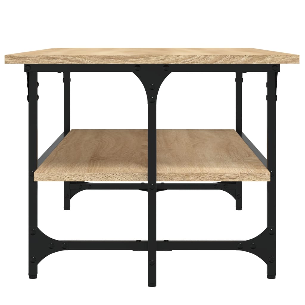  Coffee Table, Sonoma Oak 100x50x40 Cm Wood-based Material