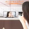 Mesqool Vibrating Alarm Clock Guaranteed To Wake You Large LED Display Mirror Clock with Adjustable Brightness Double Hour Time Setting Memory