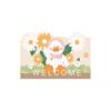 Cartoon Flowers Silk Loop Anti-slip Entrance Doormat