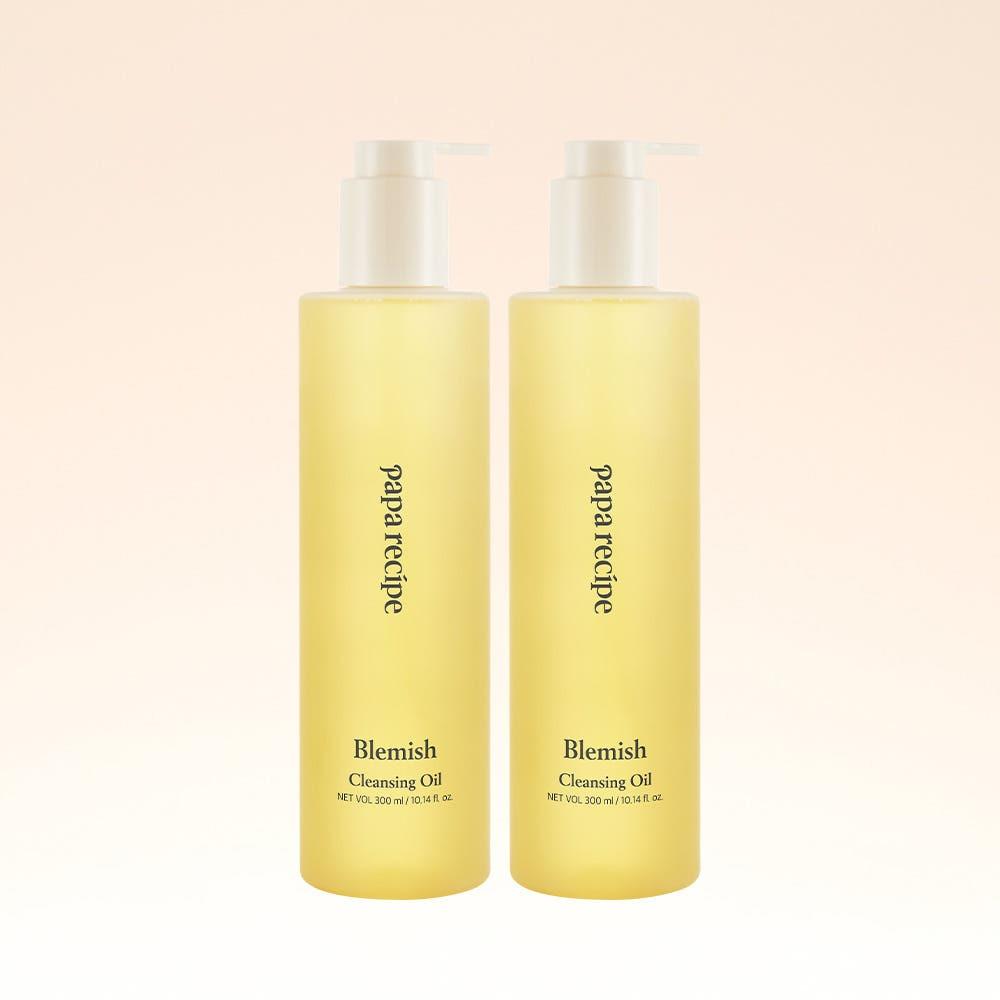 PAPA RECIPE Blemish Cleansing Oil Deep Pore Cleansing & Smoothing 300ml (Set of 2)