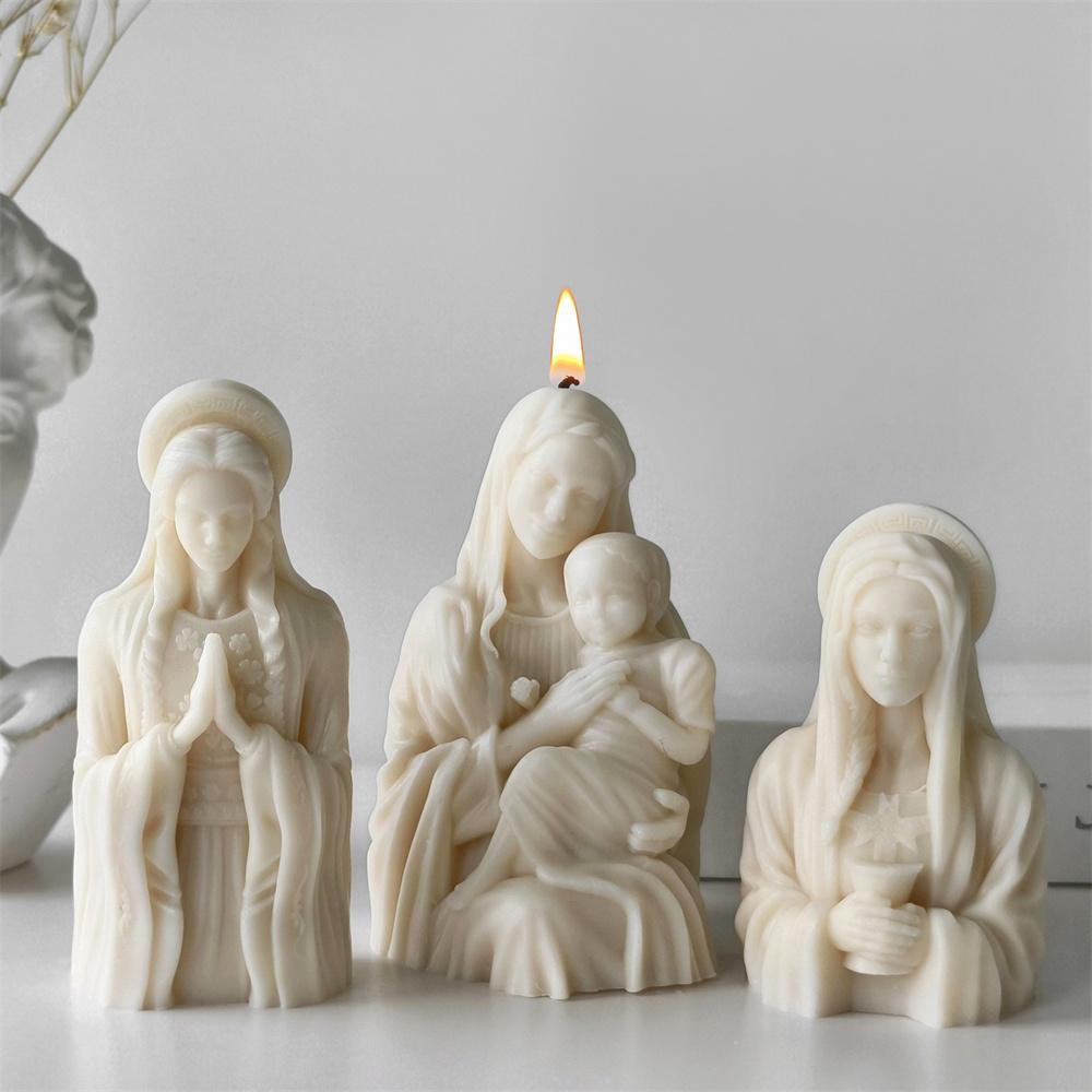 Plaster Mold Non-Stick Goddess Statue Silicone Mold Reusable Epoxy Resin Mold For Art Lovers Interior Decoration Craft
