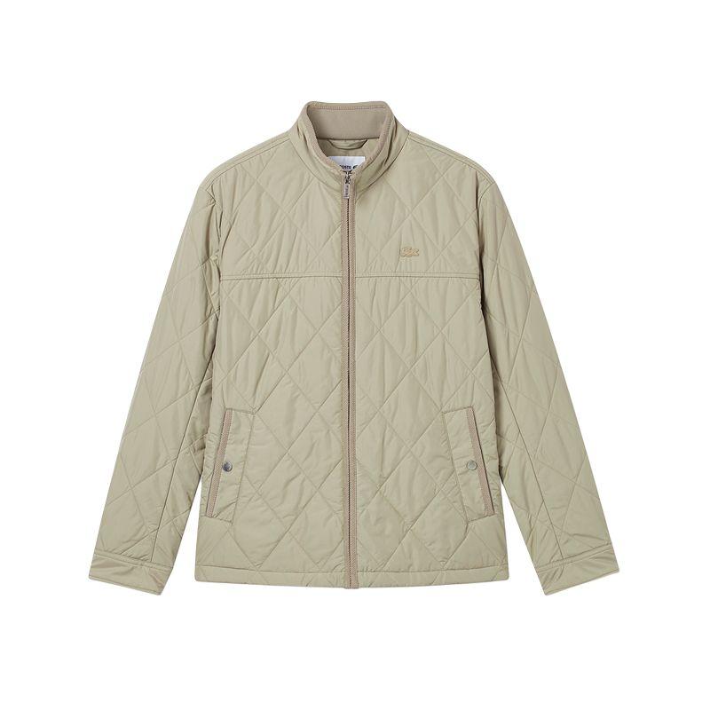 LACOSTE Puffer Jackets Men's Stand Collar Moderate Quilted Padded Jacket BH2542