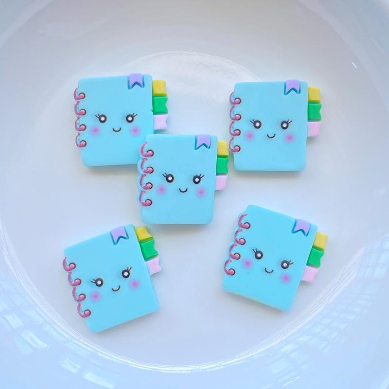 10/20Pcs New Cute Mixed Mini Stationery Series Flat Back Resin Cabochons Scrapbooking DIY Jewelry Craft Decoration Accessorie