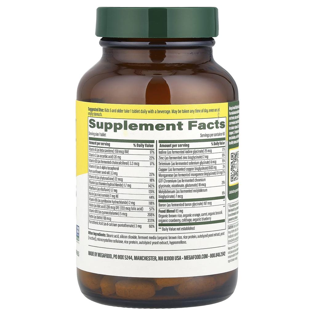 Kids One Daily Multivitamin, 60 Tablets