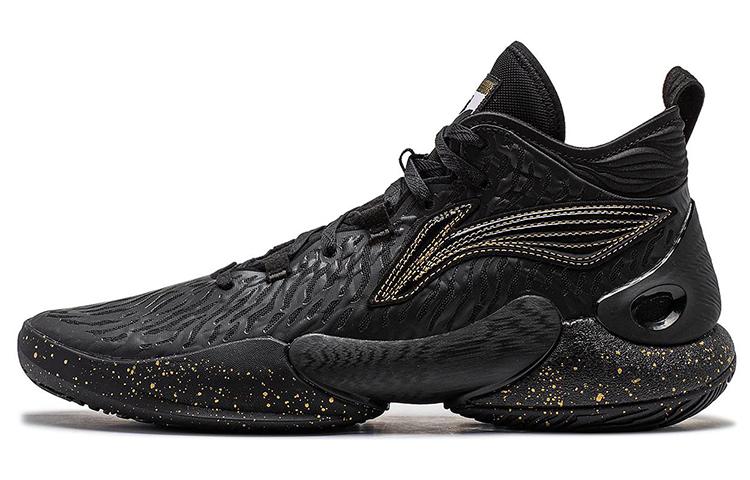 Li Ning YuShuai 18 Basketball Shoes Men s Mid Top Black ABAU009-10 39.5