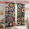 2D flat Photography Backdrop Photography Banner Colorful Geometric Shapes 100% Polyester Vibrant Reunion for Bedroom