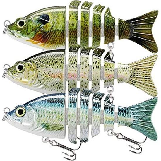 TRUSCEND Swim Max Fishing Lure BKK Hooks Easy Catch WigglingVibrationRattle SoundGurgling Sound Made High-Strength Dyneema Fiber Suitable Various Fish