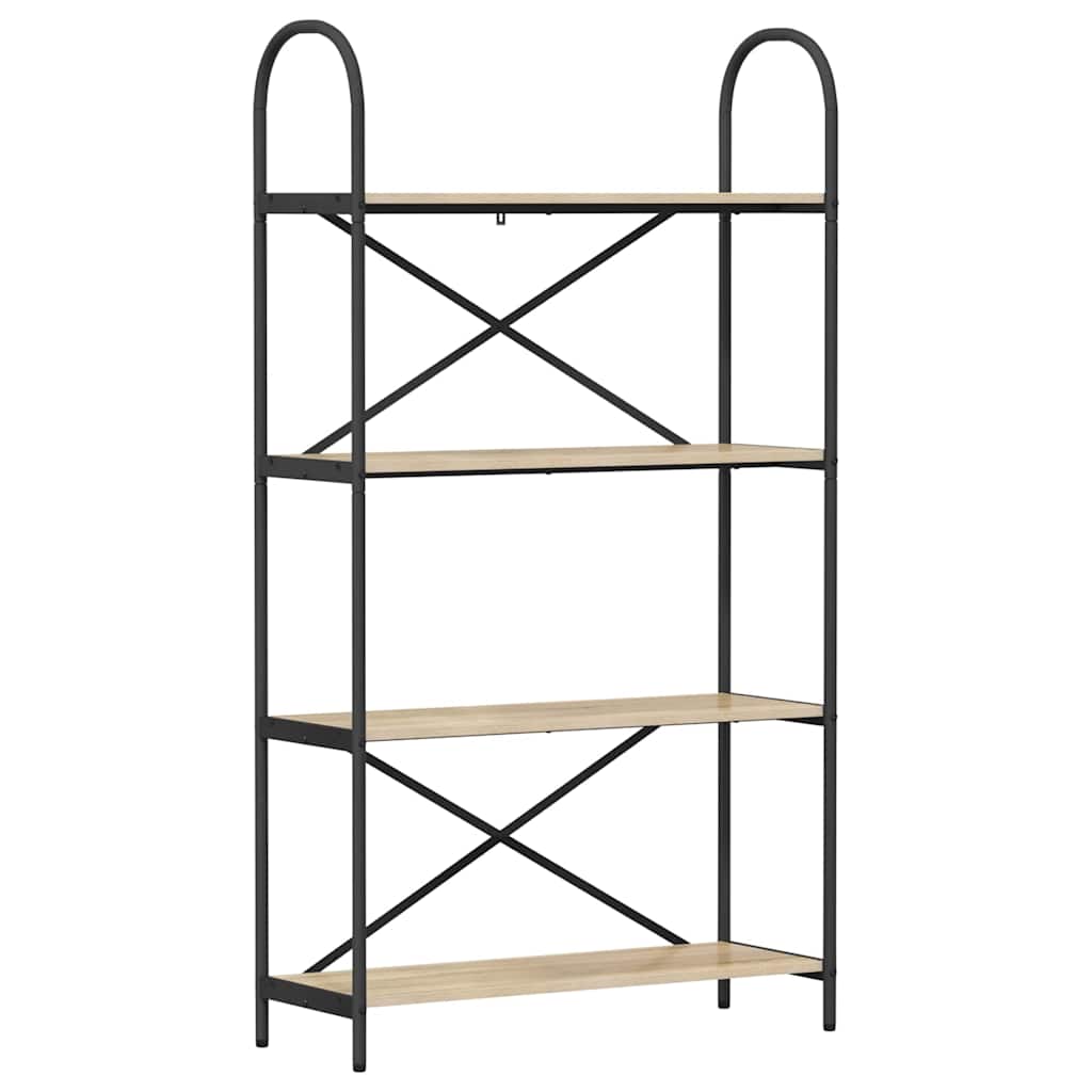 Bookshelf Sonoma Oak 80 x 30 x 146 cm Particleboard