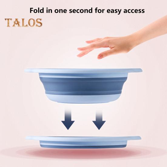 Tvättställ Stor kapacitet hängande plasthål Utomhuscamping Bärbar hopfällbar tvättställ Hushållsartiklar