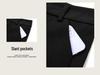 Women's Black High-Waisted Micro-Flare Bell-Bottom Pants – Slimming, Petite Friendly, Perfect for Spring and Autumn
