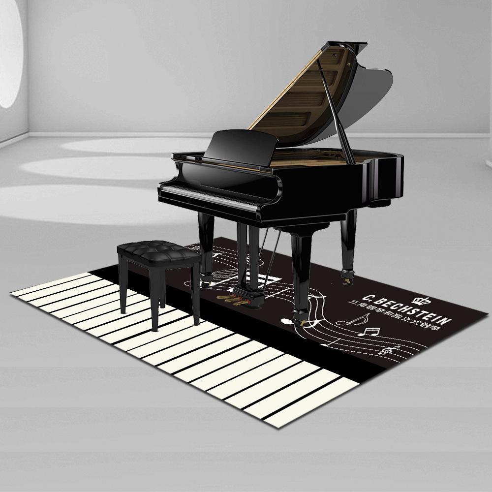 

Square Piano Carpet Giveaway Floor Mat Musical Instrument Promotional Item Qin Shop Gift Company Quick Manufacturing 160*160cm