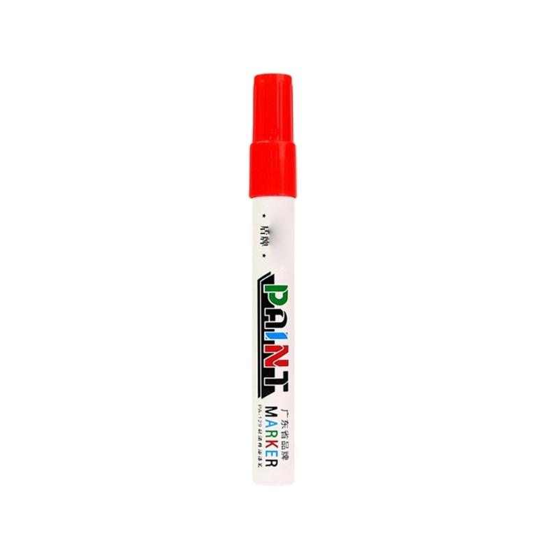 12Pcs Oil Based Paint Pens 3mm Tip Waterproof Paint Markers For Industrial Marking On Metal Wood Glass And Plastic