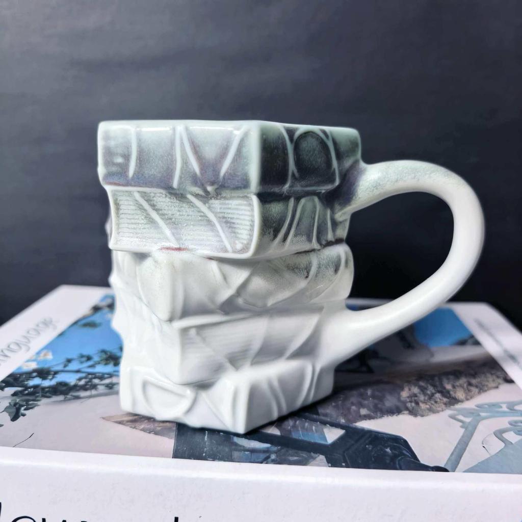 Exklusive Retro-Keramiktasse: Hochwertige Grobkeramik Kaffee-, Wasser- & Latte-Tasse