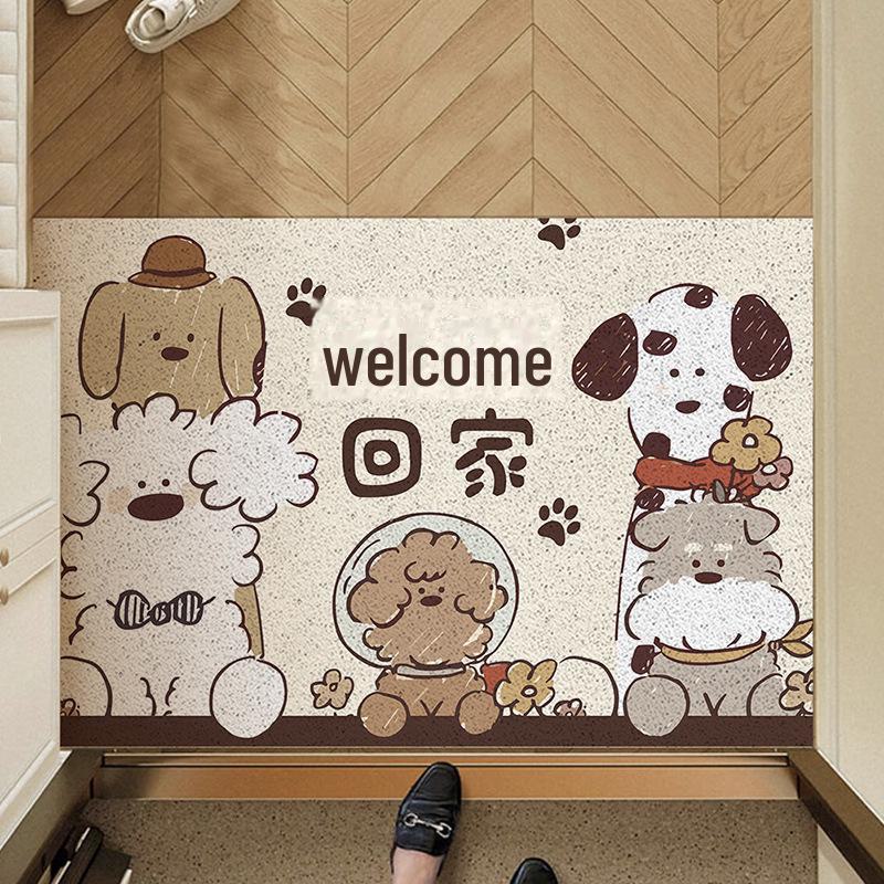 

Роскошный высококачественный нескользящий коврик для входной двери с режущим проволочным кольцом 100*120CM【Wire loop 8mm】