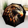 1pc Eagle Head Fashionable Automatic Opening/Closing Folding Umbrella with 8 Iron Bones, Plastic Handle Yy251015075