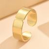 Personalized Cross Stainless Steel Geometric Open Ring for Women