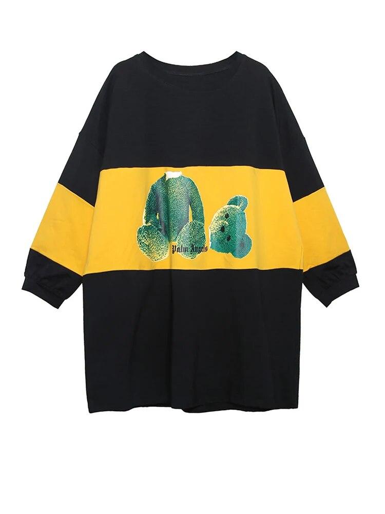 XITAO принт с рисунком буквенная футболка женская модная элегантная длинная футболка — фото 7