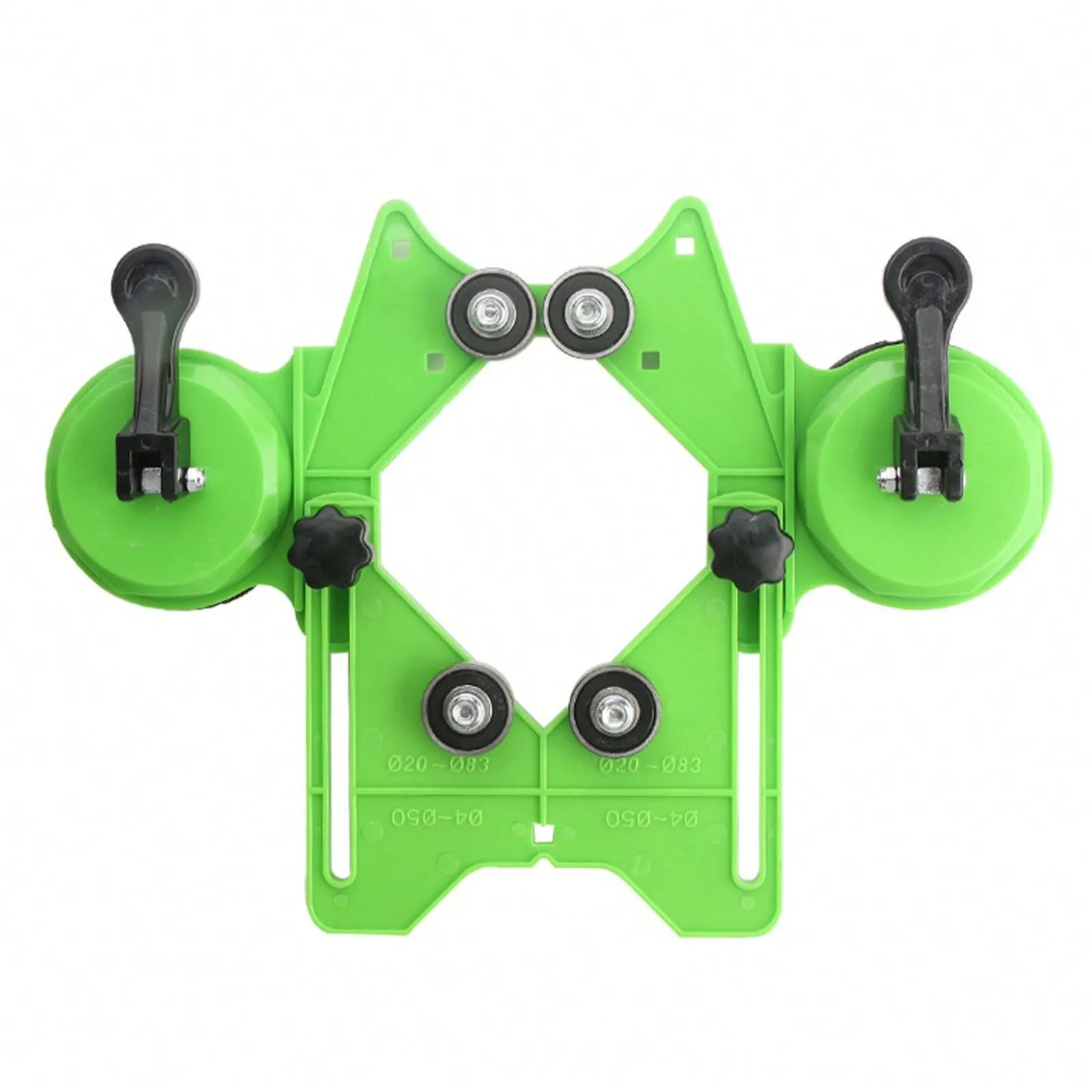 

Направляющая для сверления коронкой, 4-83 мм, портативный регулируемый локатор для проделывания отверстий в стеклянных блоках с двойной присоской зелёный