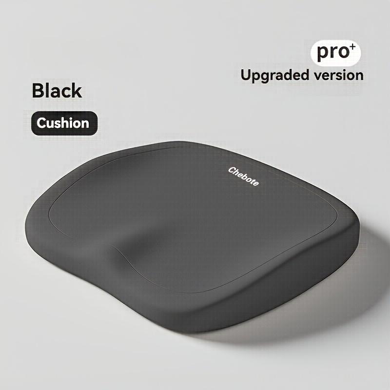 Long Sitting Ergonomic Memory Foam Seat Cushion - Adjustable Hip and Lumbar Support Pad - Portable Chair Mat for Office, Car, and Home Use