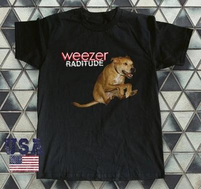 Retro Weezer Raditude Rockband schwarzes T-Shirt, Weezer Album, Rockband-Shirt