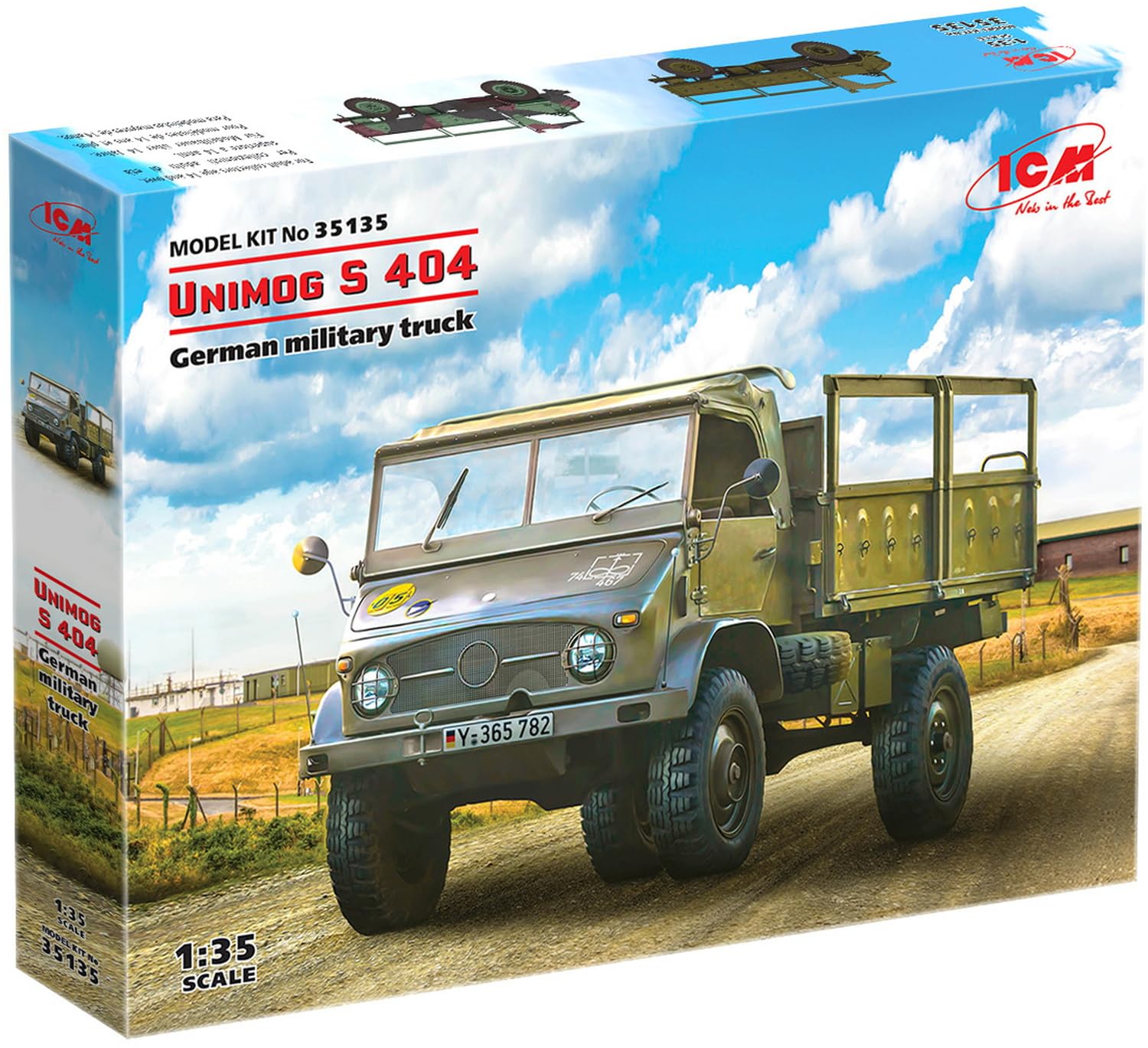 

ICM German Unimog S404 Military Truck Plastic Model 35135 1/35