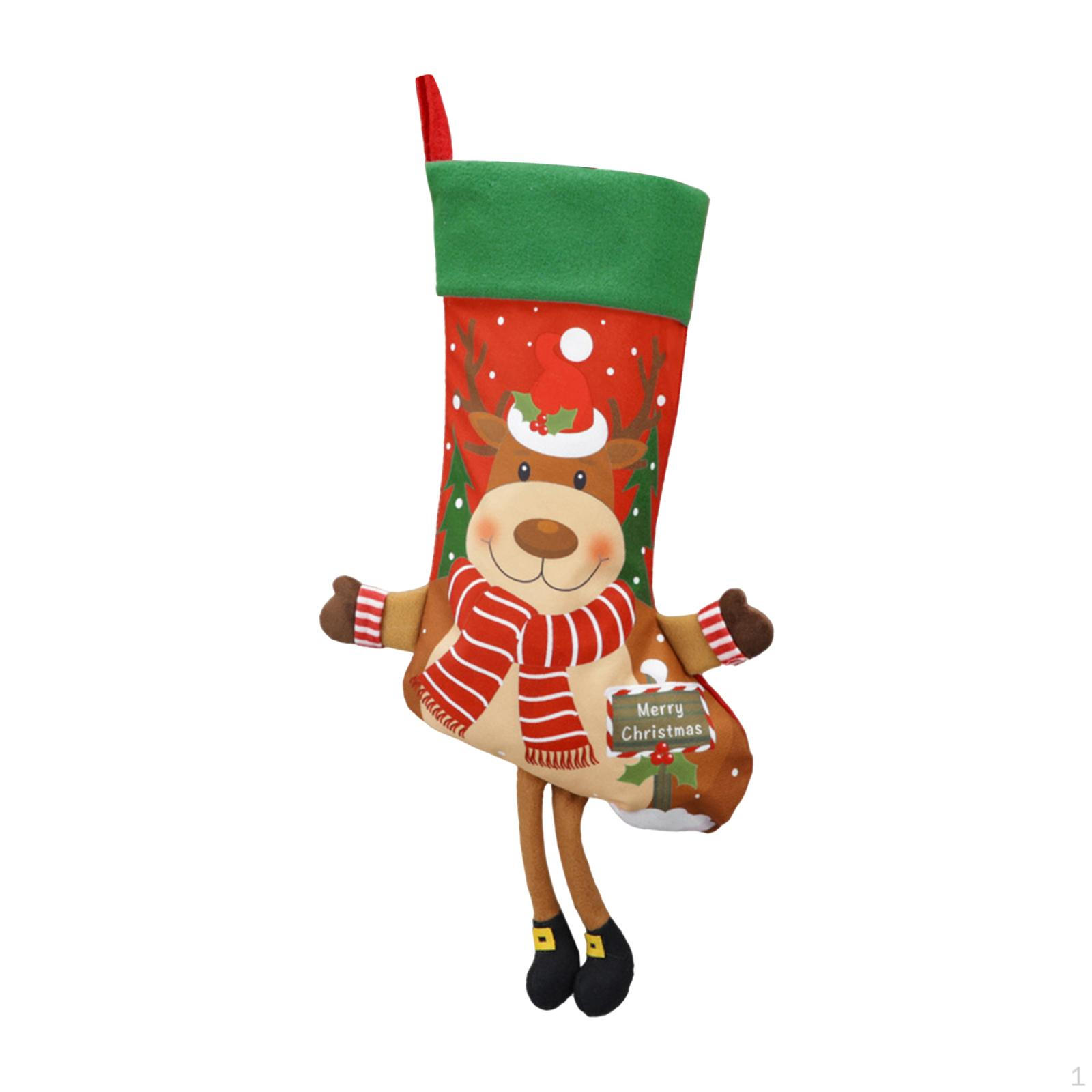 

Рождественский подвесной декор Мешочек для конфет и подарков для DIY-поделок Reindeer