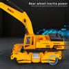 1pcs - New 1:50 ABS Plastic Model Automotive Engineering Large Lift Excavator Model Drawing Grab Science and Education Toy Car