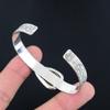 925 Sterling Silver Natural Orange Aventurine Handmade Mother Unique Boho Bangle