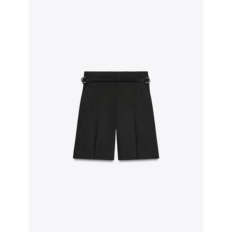 

Za2025 Spring New Women clothes Blended Suit 2490586 800 Leisure Shorts 2462586 800 Black pants L