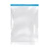 Transparent Blue Vacuum Roll-Up Storage Bag for Quilts, Clothes, Jackets, and Travel Essentials