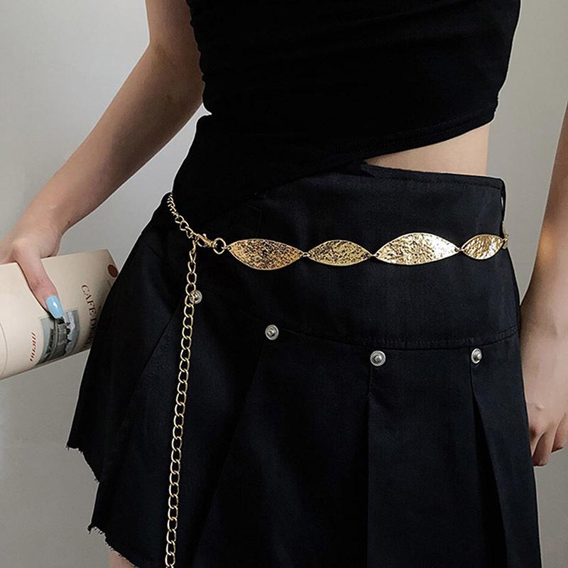 Retro Versatile Ethnic Style Metal Bohemian Waist Chain Belt For Women  Sweater Chain Waist Seal Body Decor Accessories