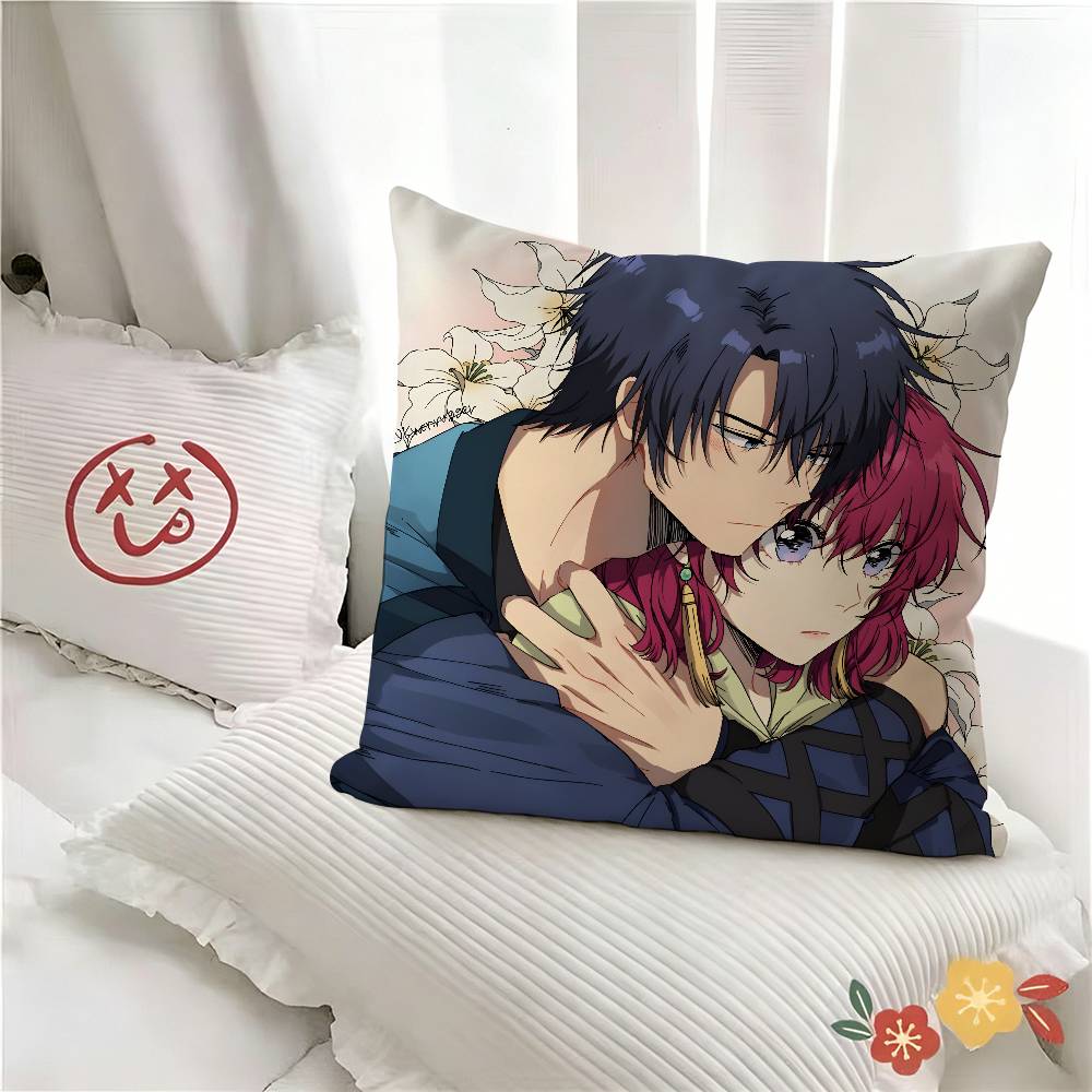 pc Anime Yona Of The Dawn Pillow Case Fashion Square Pillowcase Bedroom Sofa Room Ins Decoration Leisure