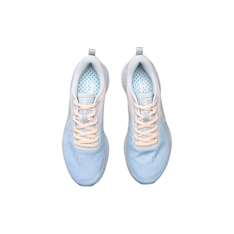 New LiNing Red Hare 4 Cushioned Abrasion Resistant Slip Resistant Low Top Running Shoes Women's Blue Pink ARBP046-16