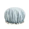 Supplies Bathroom Double Layer Shower Waterproof Thick Cover Accessories Women Hair Cap Hat